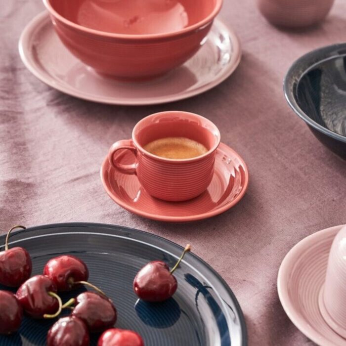 Thomas TREND COLOUR Kit 6 tazzine espresso con piattino - chilli red