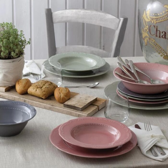 tognana-wienna-charm-kit-piatti-per-6-persone-18-pezzi-verde-salvia-2.jpg Tognana WIENNA CHARM Kit piatti per 6 persone 18 pezzi - verde salvia