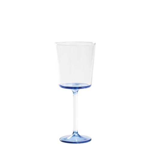 Zafferano Tableware DISCOBOLO Kit 4 calici 46,5cl - trasparente/bluino