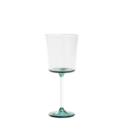 Zafferano Tableware DISCOBOLO Kit 4 calici 46,5cl - trasparente/verde lago