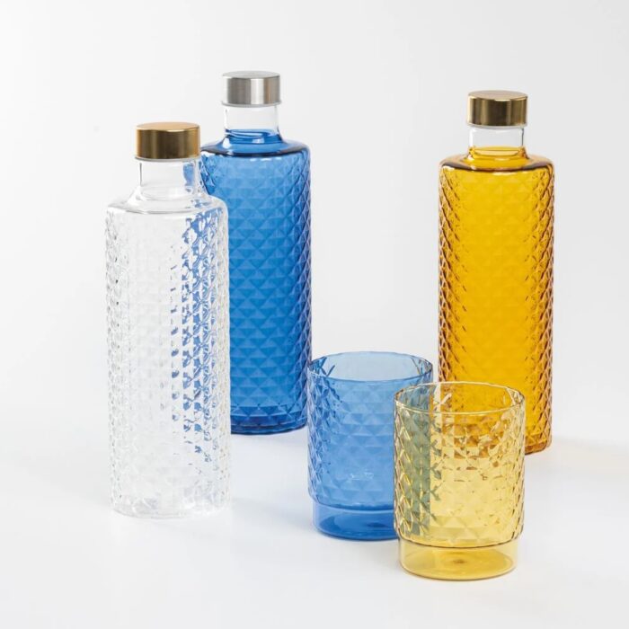 Zafferano Tableware ISOLANO Kit 4 bicchieri - giallo oro