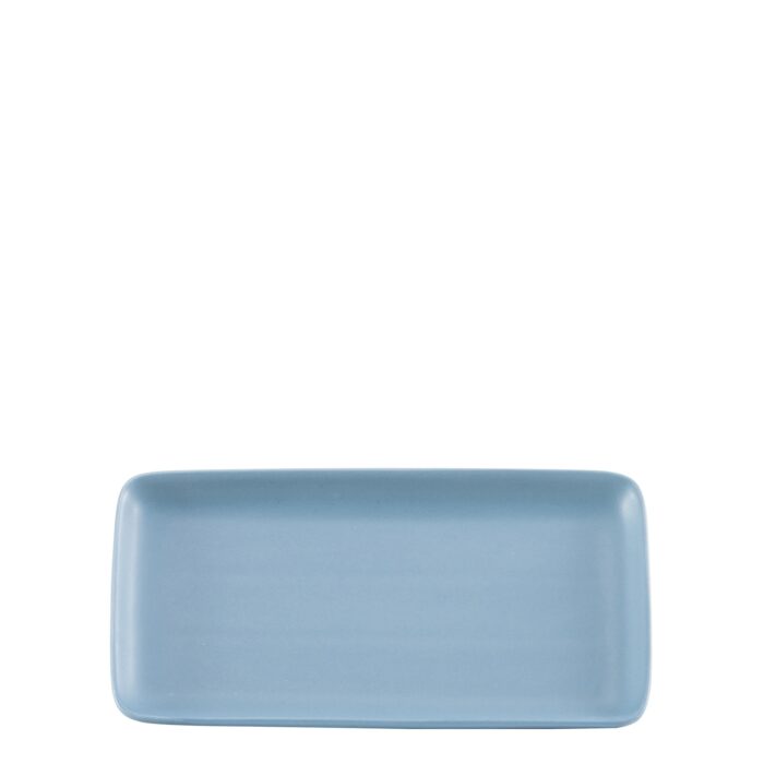 Zafferano Tableware LEVANTE piatto rettangolare 33x13cm - blu avio