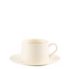 Zafferano Tableware LEVANTE tazza thè/colazione 43,5cl con piattino - avorio