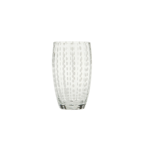 Zafferano Tableware PERLE kit 2 bicchieri bererage - trasparente