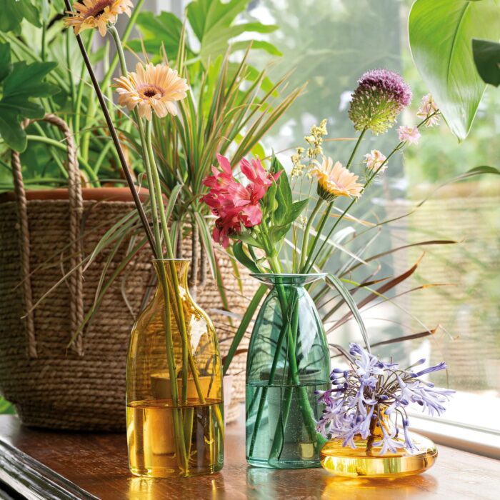 Zafferano Tableware UN FIORE vaso 46cl - grigio