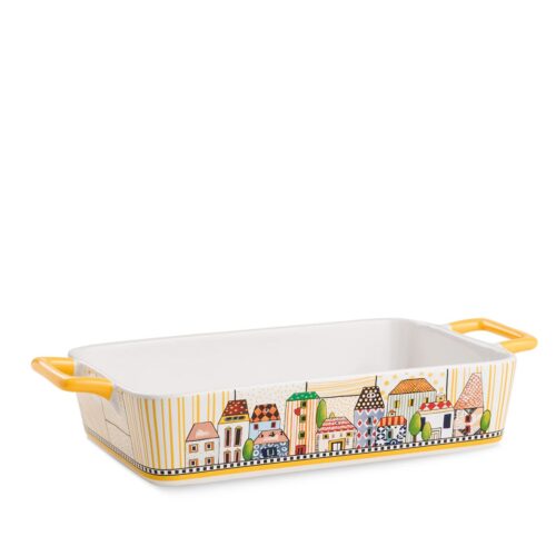 Egan PAESE MIO Pirofila 34x19cm - giallo