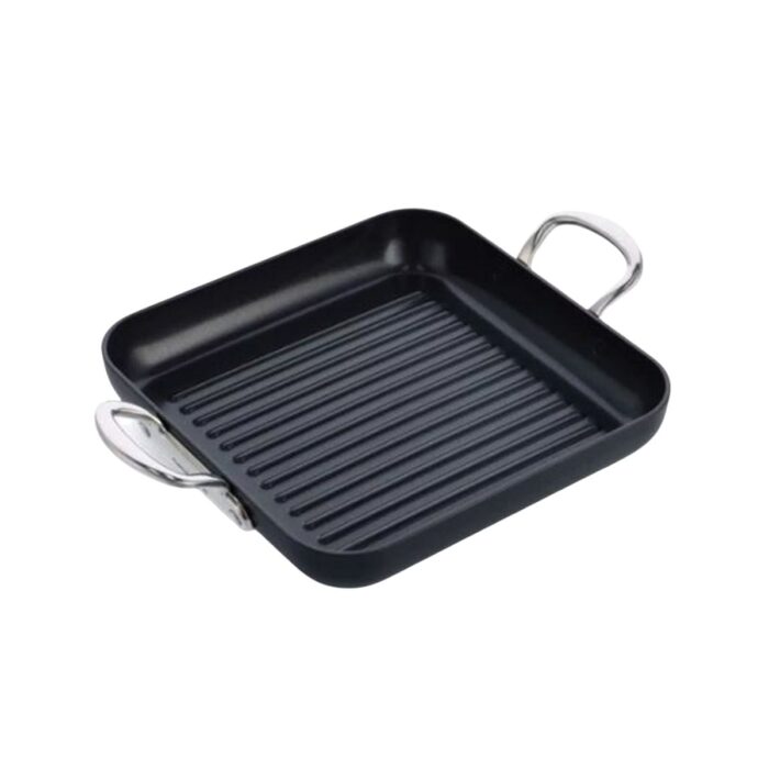 greenpan-barcelona-pro-bistecchiera-quadra-28x28cm-black-1.jpg Greenpan BARCELONA PRO Bistecchiera quadra 28x28cm - black