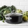 Greenpan BARCELONA PRO Casseruola 20cm con coperchio in vetro - black