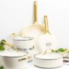 Greenpan PADOVA Set pentole 10 pezzi - cream white