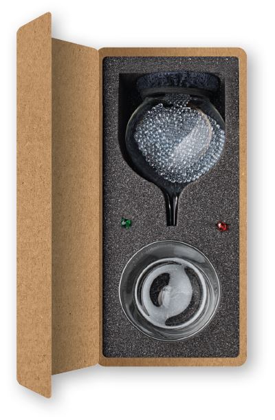 IVV DECANTERINO POP Decanterino Pop con tumbler, sfera bianco