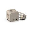 Kreafunk AMPIE WIRED Multipresa con filo - ivory sand