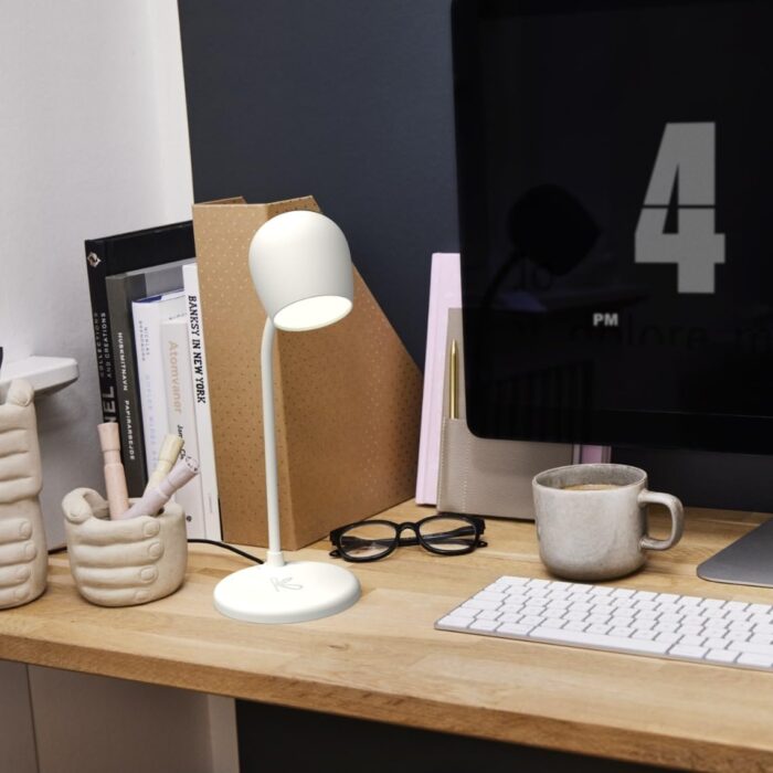 Kreafunk ELLIE Lampada speaker BT ricarica wireless - white