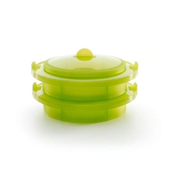 lekue-vaporiera-2-livelli-22cm-green-1.jpg Lékué Vaporiera 2 livelli 22cm - green