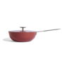 Moneta 151 Wok con coperchio 24cm - rosso