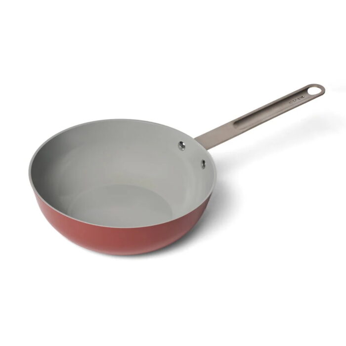 Moneta 151 Wok con coperchio 24cm - rosso