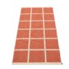 Pappelina CRISS Tappeto POP Brick/Cream/Pale Orange Edge