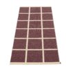 Pappelina CRISS Tappeto POP Burgundy/Cream/Piglet Edge