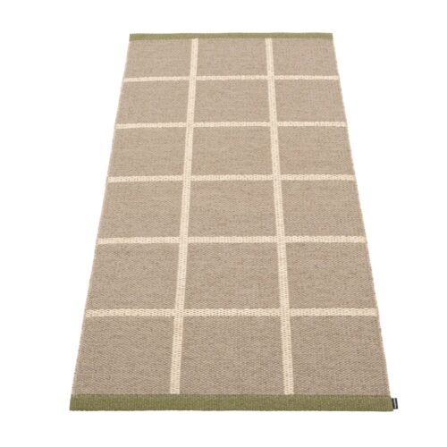Pappelina CRISS Tappeto Potato/Cream/Pine Edge