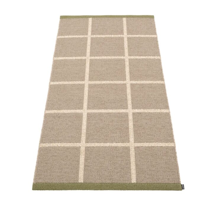 Pappelina CRISS Tappeto Potato/Cream/Pine Edge
