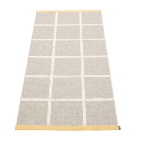 Pappelina CRISS Tappetto Linen/Vanilla/Pale Yellow Edge