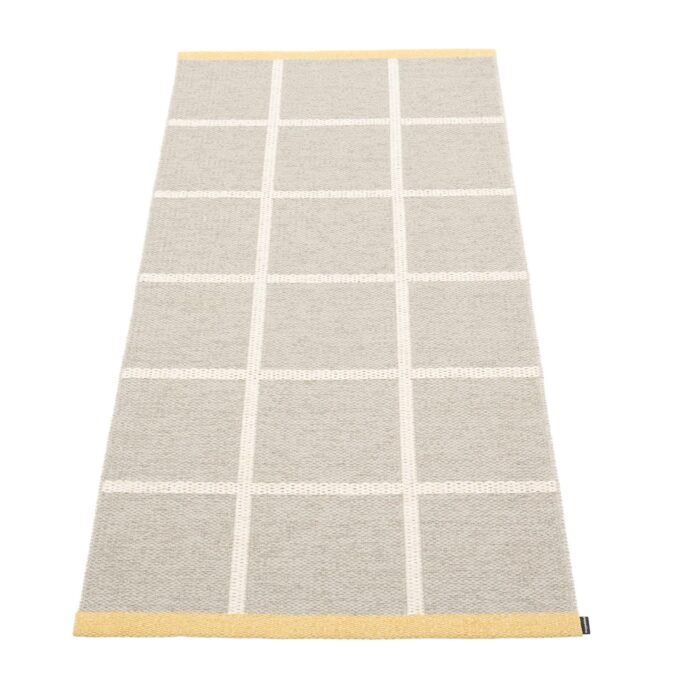 Pappelina CRISS Tappetto Linen/Vanilla/Pale Yellow Edge