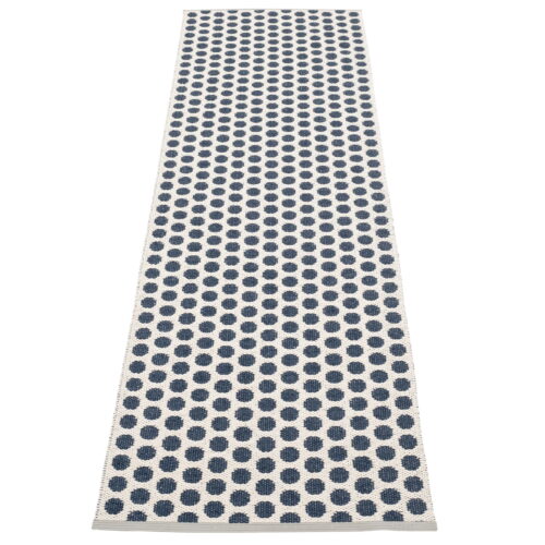 Pappelina NOA Tappeto Dark Blue/Vanilla/W Grey stripe