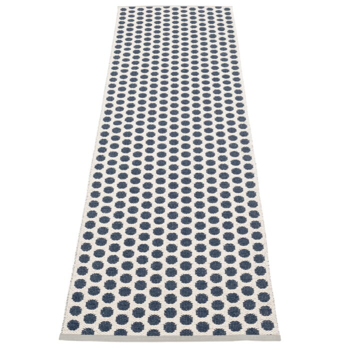 Pappelina NOA Tappeto Dark Blue/Vanilla/W Grey stripe