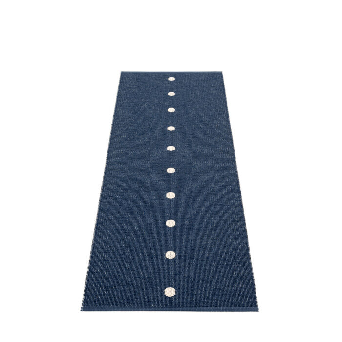 Pappelina PEG Tappeto Dark Blue/Vanilla