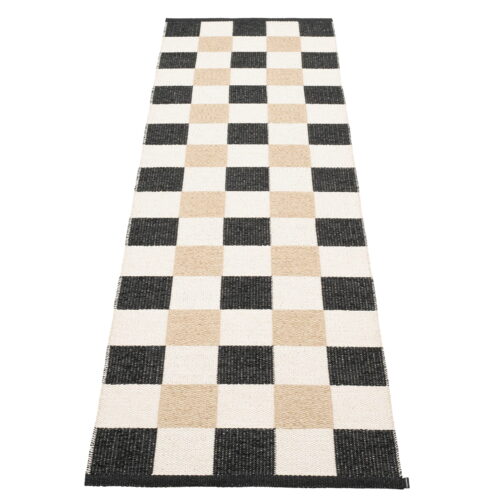 Pappelina PIX Tappeto Black/Vanilla/Beige