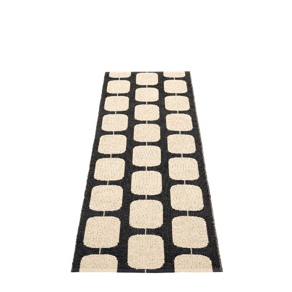 Pappelina STEN Tappeto Black/Cream - black