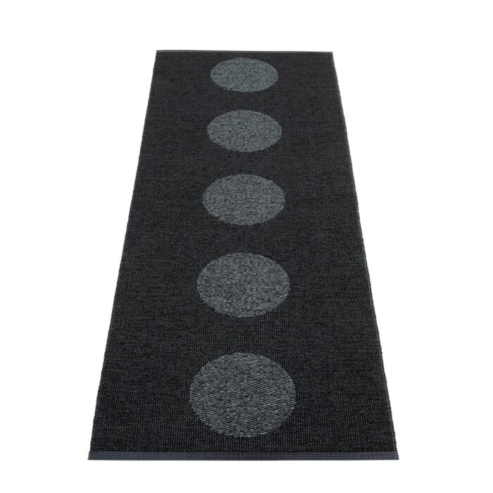 Pappelina VERA 2.0 Tappeto Black/Black met.