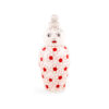 Seletti CANOPIE LE CANOPIE-PEPA Vaso in dolomite con coperchio - bianco/rosso