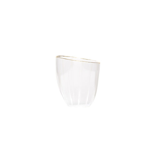 Seletti DIESEL CLASSIC ON ACID - CORDIAL Bicchiere in vetro - trasparente/oro