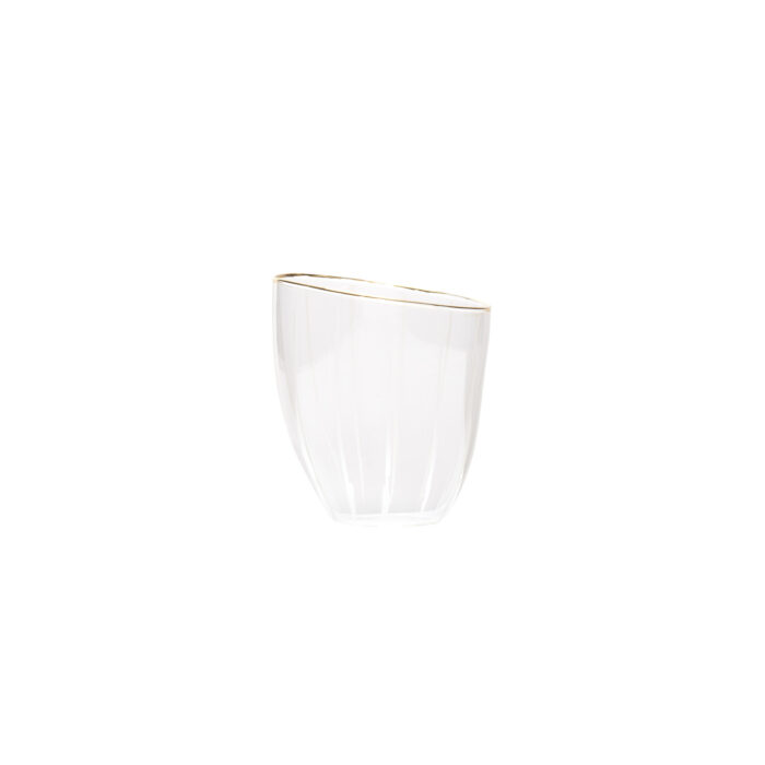 Seletti DIESEL CLASSIC ON ACID - CORDIAL Bicchiere in vetro - trasparente/oro