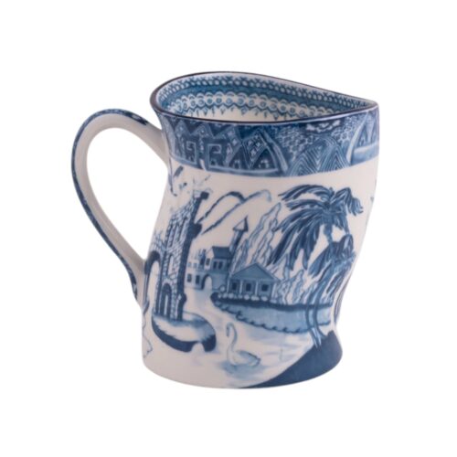 Seletti DIESEL CLASSIC ON ACID - RUINS Tazza in porcellana - bianco/blu