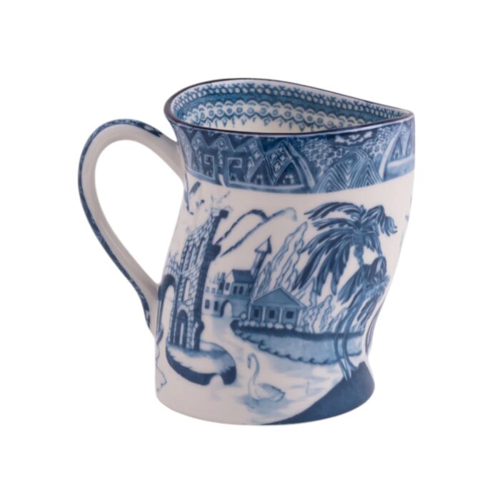 Seletti DIESEL CLASSIC ON ACID - RUINS Tazza in porcellana - bianco/blu