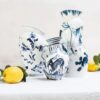 Seletti DIESEL CLASSICS ON ACID KING WEN Vaso in porcellana - bianco/blu