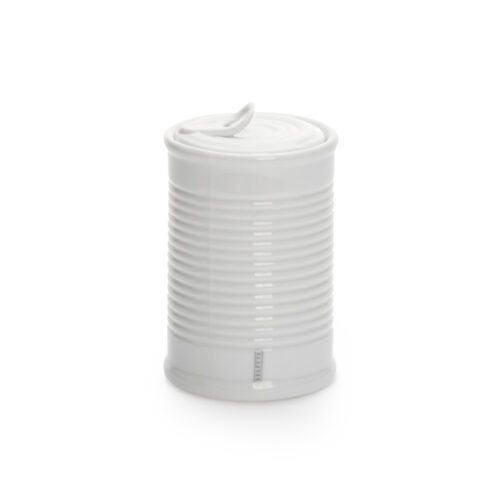Seletti ESTETICO QUOTIDIANO Barattolo in porcellana 7,4x10,7cm - bianco