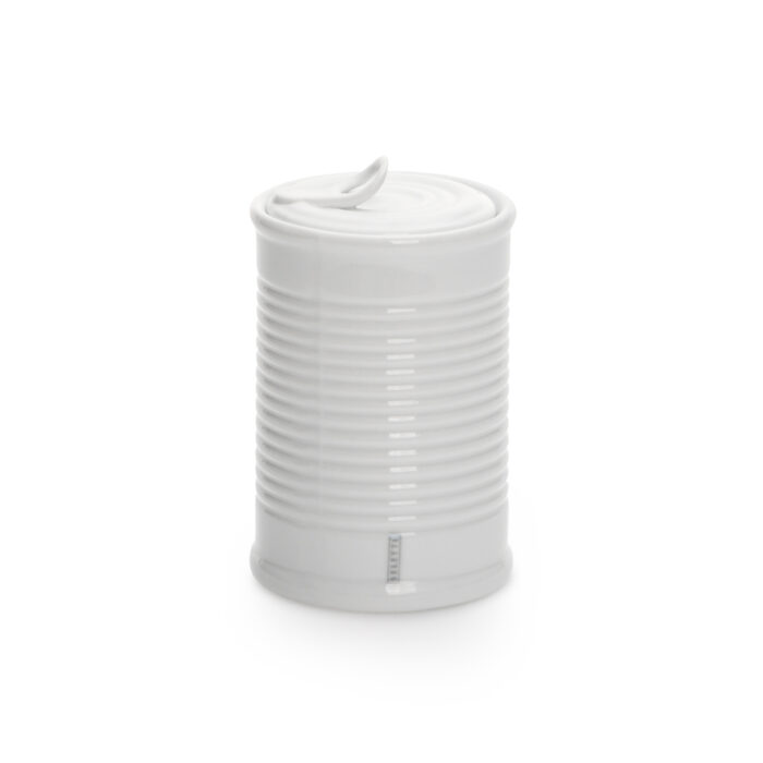 Seletti ESTETICO QUOTIDIANO Barattolo in porcellana 7,4x10,7cm - bianco