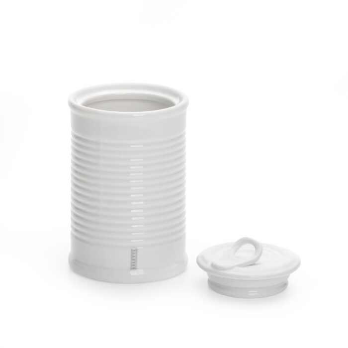 Seletti ESTETICO QUOTIDIANO Barattolo in porcellana 7,4x10,7cm - bianco
