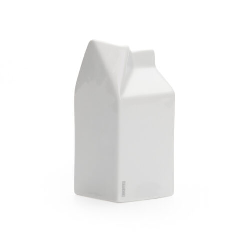 Seletti ESTETICO QUOTIDIANO Caraffa per latte in porcellana 7x7x14,5cm - bianco