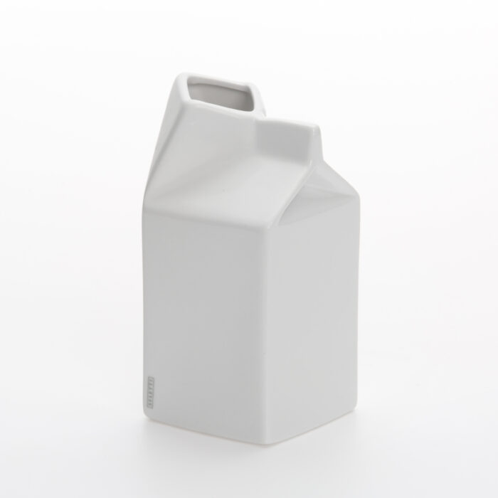 Seletti ESTETICO QUOTIDIANO Caraffa per latte in porcellana 7x7x14,5cm - bianco
