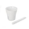 Seletti ESTETICO QUOTIDIANO Set 6 bichierino da caffè + palettina in porcellana - bianco