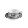 Seletti HYBRID 2.0  ASPERO Tazza da tè con piattino in porcellana 10,5cm - bianco/multicolore