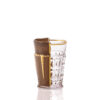 Seletti HYBRID 2.0 RODINIA Set 3 bicchieri in vetro 220ml - trasparente/multicolore