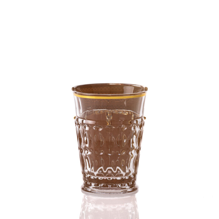 Seletti HYBRID 2.0 RODINIA Set 3 bicchieri in vetro 220ml - trasparente/multicolore