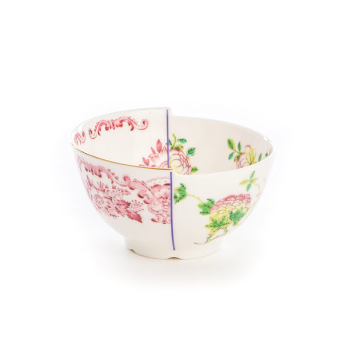 Seletti HYBRID OLINDA Ciotola portafrutta in porcellana 10,5cm - multicolore