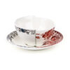 Seletti HYBRID ZORA Tazza da tè con piattino in porcellana 10,5cm - multicolore