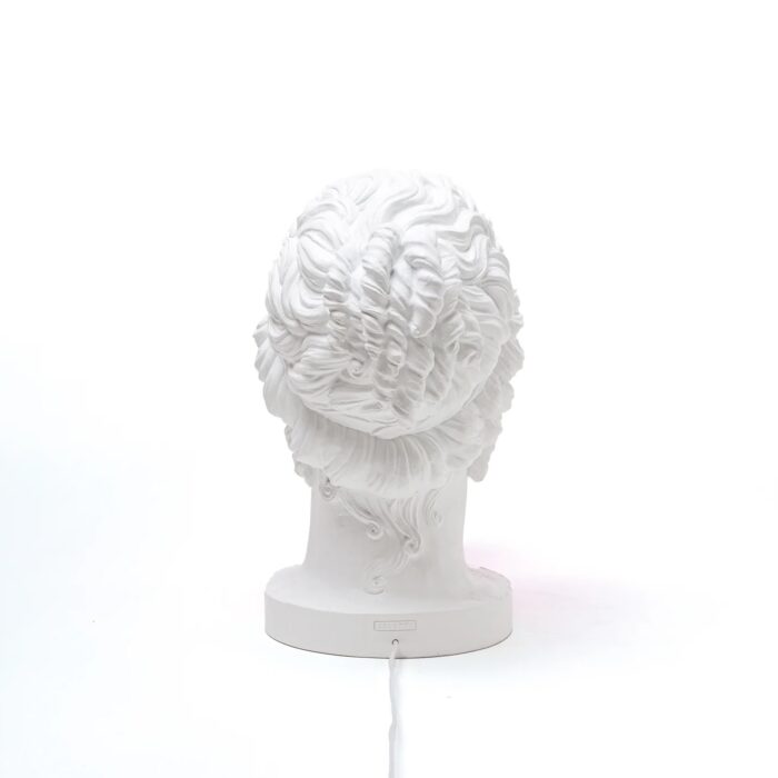 Seletti Luci GRACE Lampada in resina  - bianco/rosa