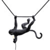 Seletti Luci MONKEY LAMP-OUTDOOR-BLACK Lampada in resina - nero